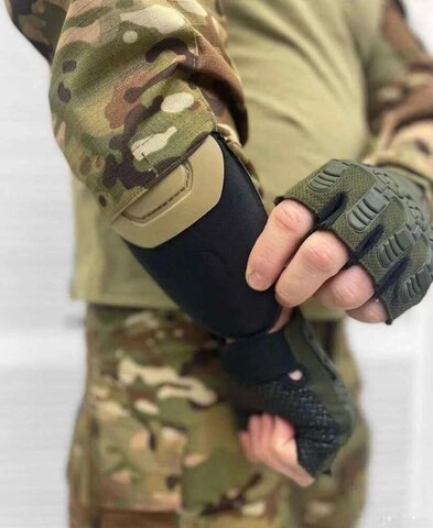 G3 Костюм тактический боевой с наколенниками и налокотниками (мультикам)