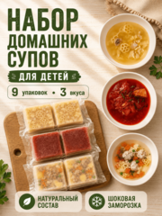 Набор домашних супов для детей / 9 шт