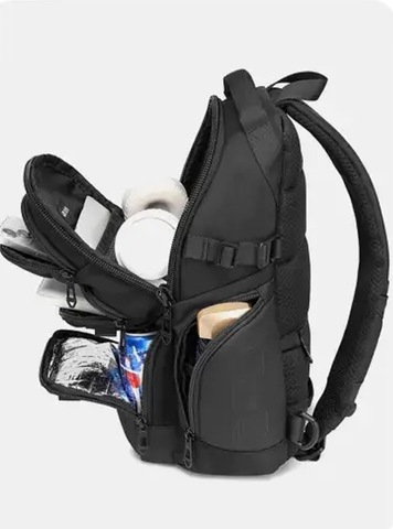 Картинка рюкзак однолямочный Ozuko 9807 Black - 6