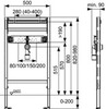 TECE TECEprofil 9310018 Инсталляция для раковины