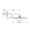 GROHE Rainshower Cosmopolitan 26066000 Душ верхний с кронштейном