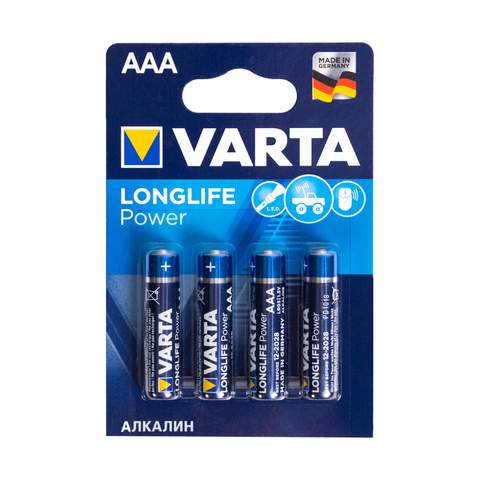 Батарейка VARTA Longlife Power Micro 1.5V - LR03/ AAA (4 шт)
