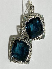 Миконос (серьги из серебра)
