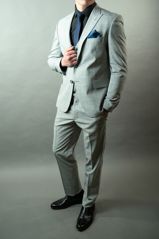 Костюм мужской - тройка Slim Fit SLAVASIO 02/178