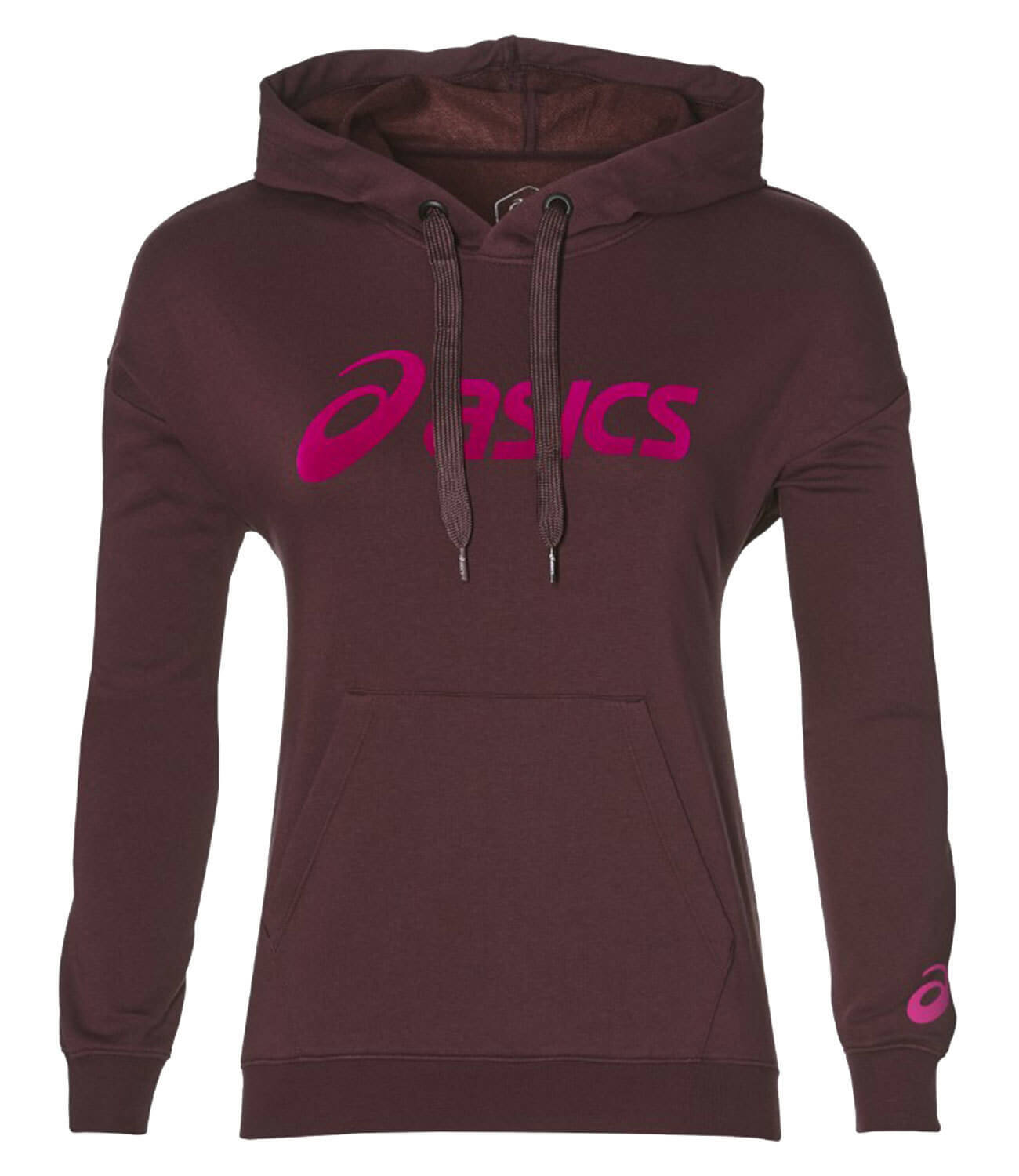 Asics Big Oth Hoodie толстовка женская бордовая