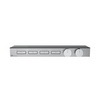 Gessi Hi-Fi 63026#031 Термостат для душа, с вкл. до 4 источников одновременно (внешняя часть), с полкой из черного мат. стекла, цвет: хром
