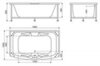 BelBagno BB105-190-SCR Передняя панель для акриловой ванны, цвет: белый