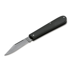 Фото Складной нож Boker Barlow Burlap Micarta Black, сталь N690, рукоять микарта