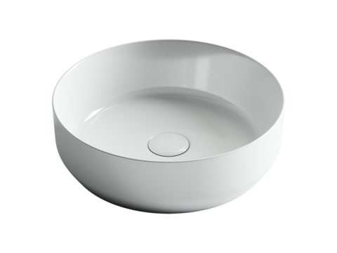 Ceramica Nova Element CN6022 Умывальник чаша накладная круглая, 39x39, цвет: белый