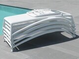 Шезлонг пластиковый Nardi Atlantico white