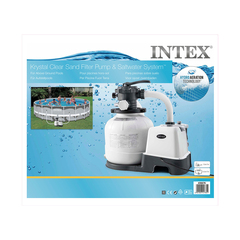 Хлоратор воды с встроенным фильтрующим насосом для бассейна Intex 26676