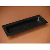 Ceramica Nova Grace CN7017MB Раковина накладная с отверстием под смеситель, 121x45.7, цвет: черный матовый