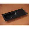Ceramica Nova Grace CN7014MB Раковина накладная с отверстием под смеситель, 101x45.7, цвет: черный матовый