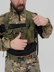 Разгрузка Remington нагрудная тактическая с подсумкой Rifle Tactical Vest Army Green