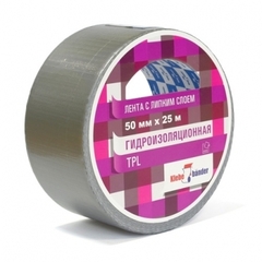 50*25TPL Клейкая лента сантех. армированная TPL 50мм х 25м серый (без и/у) Klebebander/36/6