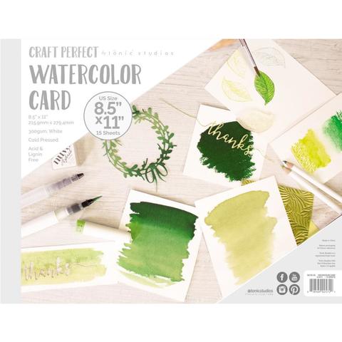 Бумага для акварели - Tonic Studios Watercolor Pad 21,6*27,9 см - 15 л