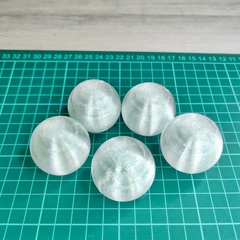 Плафоны без основания на резьбе. 5см. Пластик (5шт)