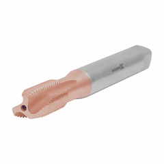 Метчик  маш/руч M2X0.4 DIN371 с покрытием TIN сквозной (HSS)