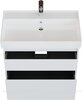 Aquanet 348193 Тумба с раковиной Nova Lite 2.0 75 2 ящ. цв. белый глянец (348193)