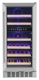 Винный шкаф Temptech Premium WPQ38DCS нерж. сталь