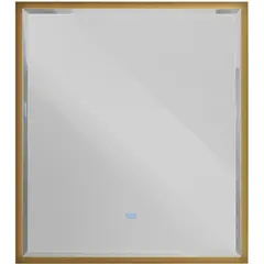 Cezares CZR-SPC-INT-800-900-LED-TCH-WARM-BORO INTERNI Интерьерное зеркало с контурной подсветкой, сенсорным выключателем и подогревом, 12V, 800x900, Браширова фото
