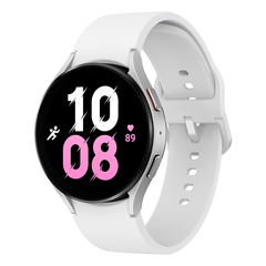 Умные часы Samsung Galaxy Watch 5 44mm Wi-Fi NFC, Silver/White (Серебристый/Белый)