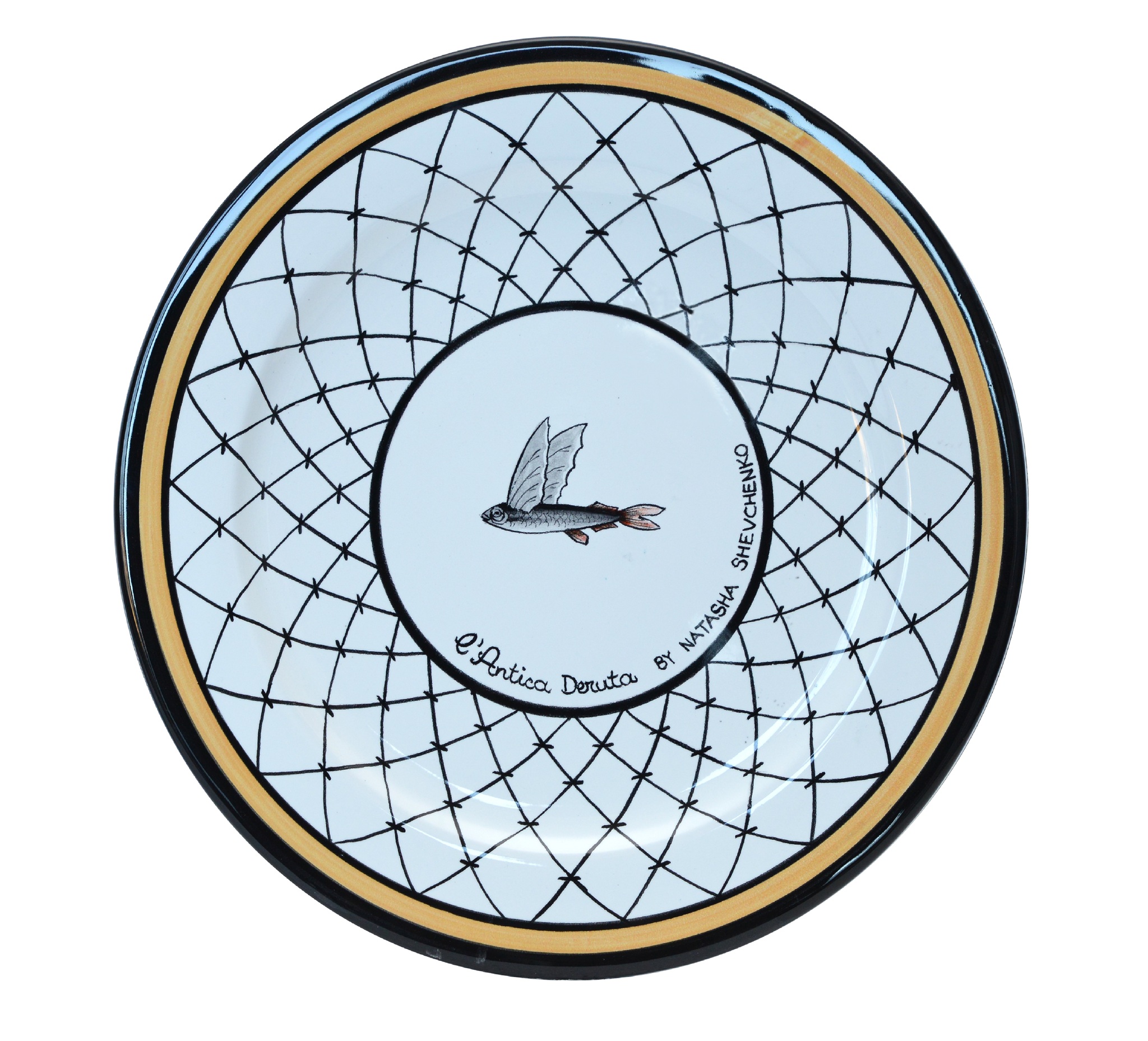 Set of plates Flying Fish collection, 4 pc.