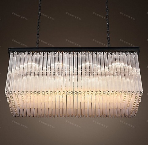 Люстра 1930S ASTOR CRYSTAL RECTANGULAR Restoration Hardware 68400008