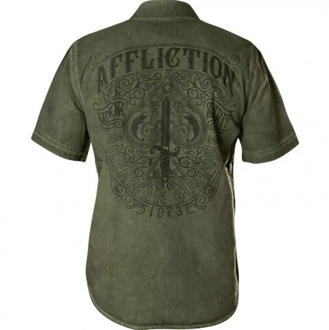 Affliction | Рубашка мужская THRUTCH 110WV736 сзади