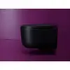 Ceramica Nova Ulma CN4006TMB Подвесной унитаз c ультра тонким сидением с микролифтом, цвет: черный матовый