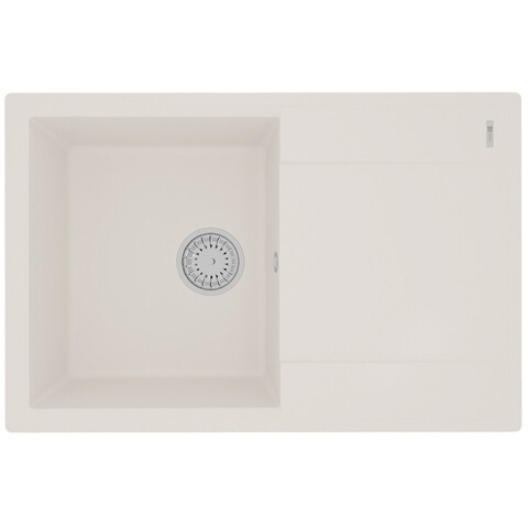 Lemark Imandra 9910028 Кухонная мойка 760 врезная прямоугольная с крылом из кварцгранита цвет: Жасмин