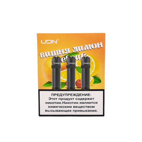 Картридж UDN-X Вишня Лимон Персик - Cherry Lemon Peach