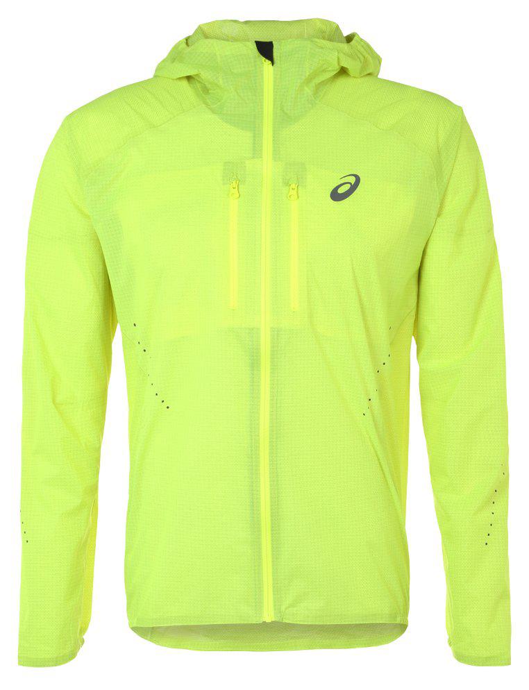 Куртка для бега мужская Asics Elite желтая