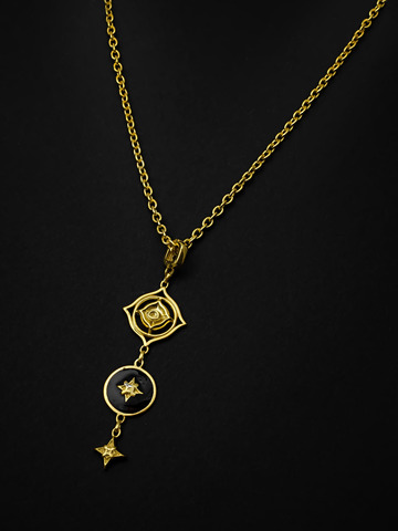 Подвеска Плейона, серебро 925, позолота 18k 7