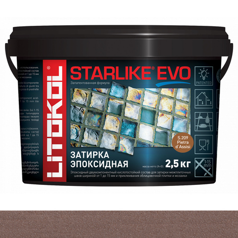 Затирка STARLIKE EVO S.209 2.5 кг