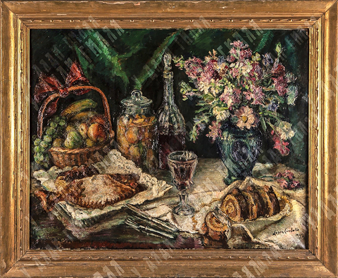 Карбальо Ф. Л. Л. Натюрморт. Холст, масло. Барселона, Испания. 1947 г.