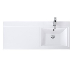 BelBagno BB1200/480-LV-MR-R Раковина из литьевого мрамора, 120.2x48.6, цвет: белый фото
