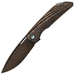 Фото Складной нож TUOTOWN RT-Stinger DLC, сталь T14N, рукоять Black Crystal Ti