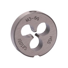 Плашка М 3,0х0,5 DINEN22568 HSS 6g 20х5мм Bucovice(CzTool) 240030