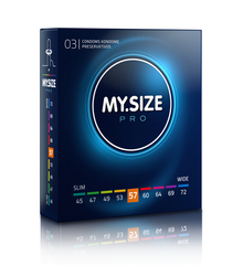 Презервативы MY.SIZE размер 57, 3 шт.
