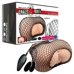 Crazy Bull Мастурбатор-полуторс с вибрацией Jessica BM-009182Z-1