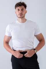 Футболка Mike x NEBBIA Muscle Fit White T-Shirt 158 Белая