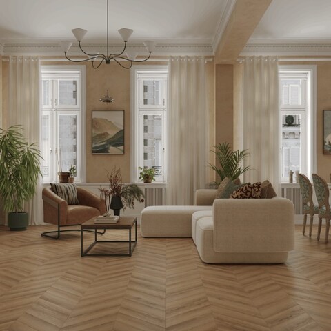 SPC ламинат Tulesna - Искусство шеврона Море Mare (1011-3)