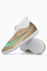 Сороконожки Nike Zoom Mercurial Superfly 11 Academy High Mbappe TF Junior - золотой