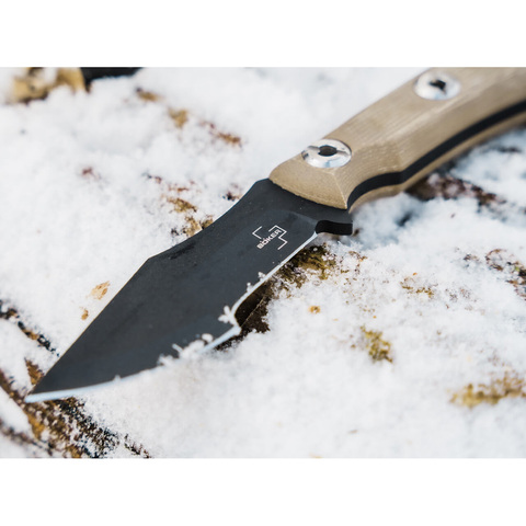 Нож с фиксированным клинком Boker Plus Micro Tracker 2.0, сталь 1095, 02BO117