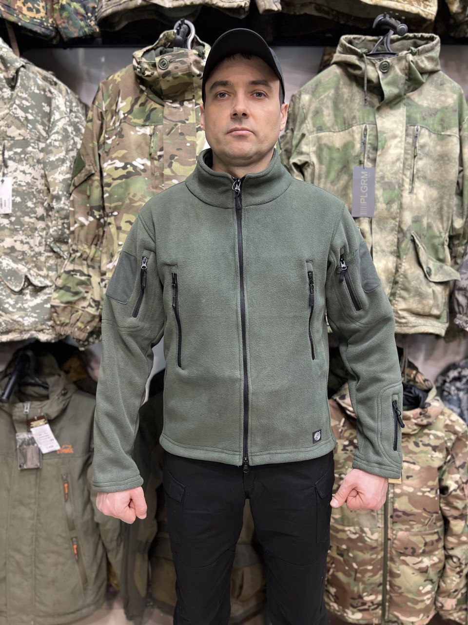 Флисовая кофта Han Wild олива