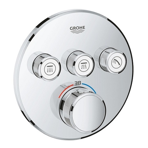 GROHE Grohtherm SmartControl 29121000 Термостат для душа встраиваемый на 3 потребителя