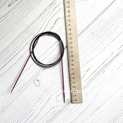 KnitPro Zing круговые спицы 2 мм/100 см арт.47151