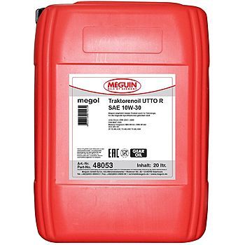 Трансмиссионное тракторное масло Meguin Traktorenoil UTTO R SAE 10W30