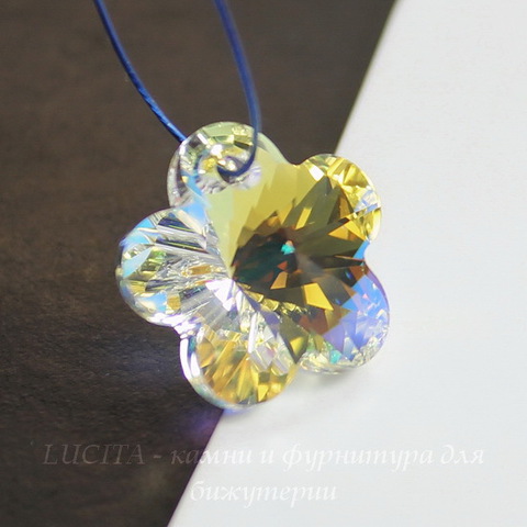 6744 Подвеска Сваровски Цветочек Crystal AB (14 мм) ()